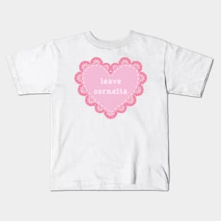 Leave Cornelia Kids T-Shirt